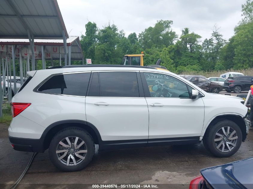 2021 Honda Pilot Awd Ex-L VIN: 5FNYF6H57MB077279 Lot: 39440576