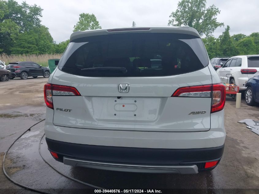 2021 Honda Pilot Awd Ex-L VIN: 5FNYF6H57MB077279 Lot: 39440576