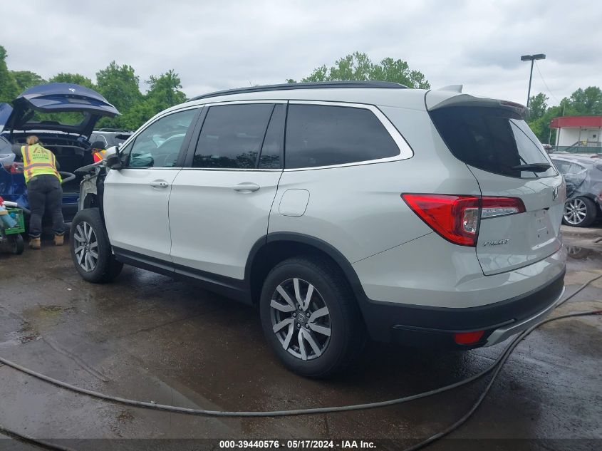 2021 Honda Pilot Awd Ex-L VIN: 5FNYF6H57MB077279 Lot: 39440576