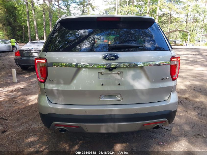 2017 Ford Explorer Xlt VIN: 1FM5K8D89HGA55852 Lot: 39440588