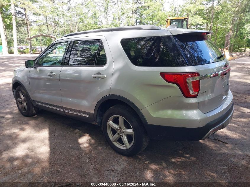 2017 Ford Explorer Xlt VIN: 1FM5K8D89HGA55852 Lot: 39440588