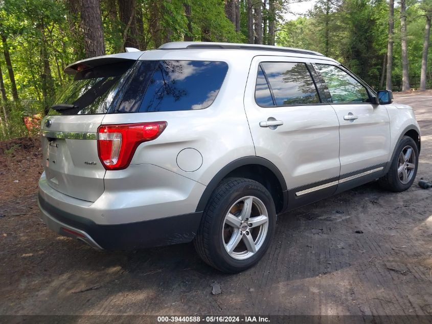 2017 Ford Explorer Xlt VIN: 1FM5K8D89HGA55852 Lot: 39440588