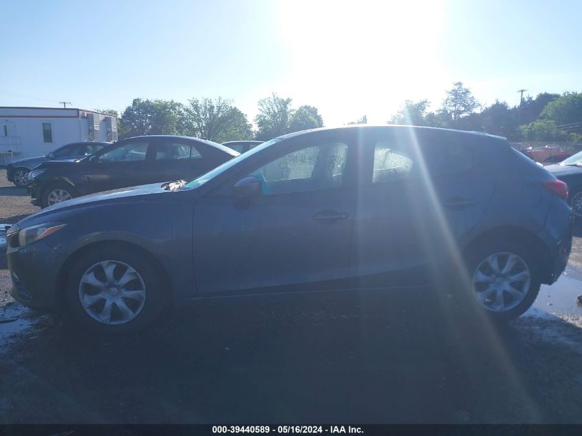 2014 Mazda Mazda3 I Sport VIN: JM1BM1K71E1182919 Lot: 39440589