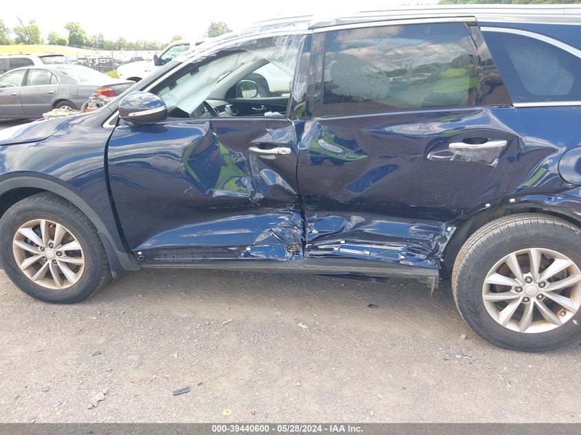 2016 Kia Sorento 2.4L Lx VIN: 5XYPG4A3XGG169392 Lot: 39440600