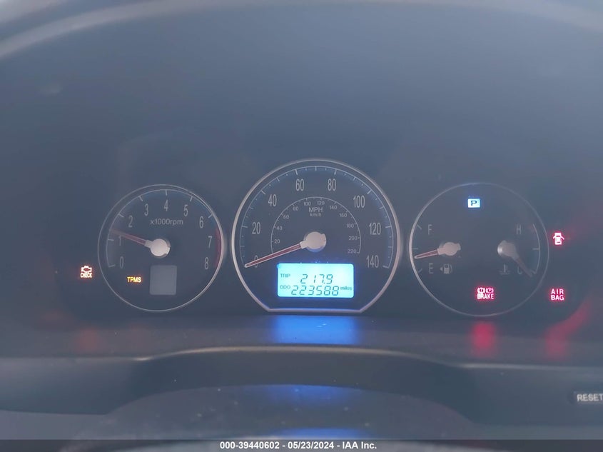 2008 Hyundai Santa Fe Limited/Se VIN: 5NMSH73E68H221129 Lot: 39440602