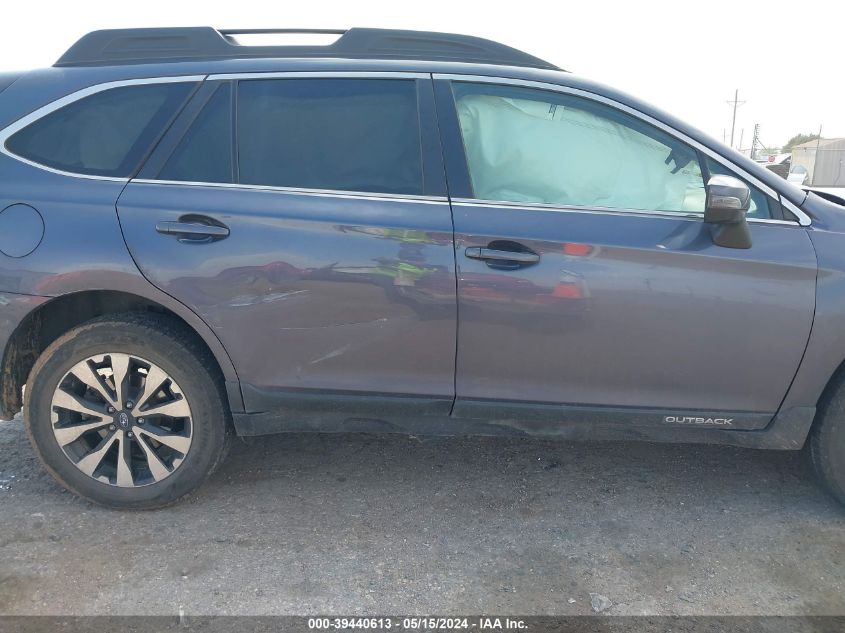 2017 Subaru Outback 2.5I Limited VIN: 4S4BSANC9H3362653 Lot: 39440613