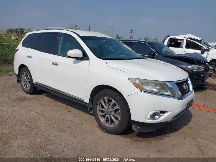 2014 Nissan Pathfinder Sl VIN: 5N1AR2MN9EC649809 Lot: 39440630