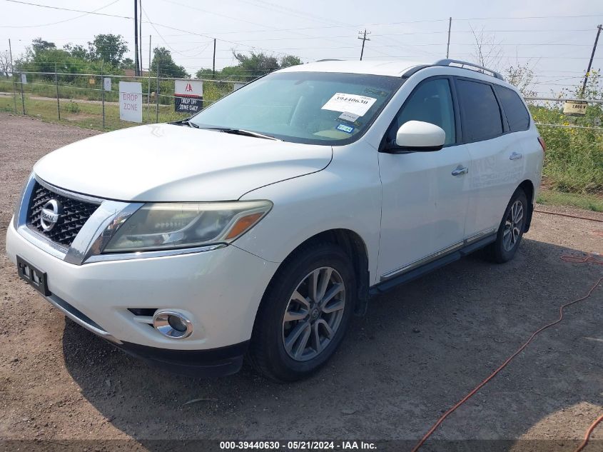 2014 Nissan Pathfinder Sl VIN: 5N1AR2MN9EC649809 Lot: 39440630