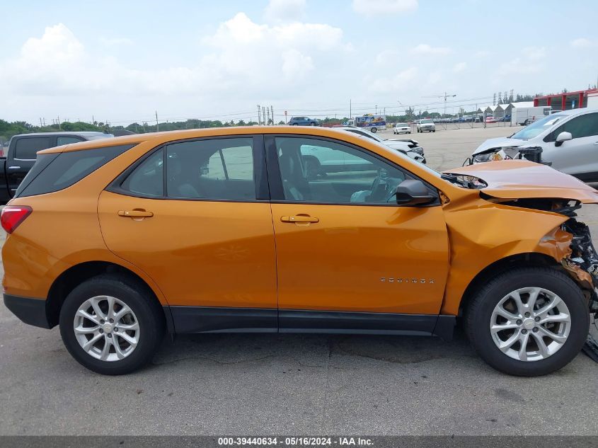 2018 Chevrolet Equinox Ls VIN: 2GNAXHEV7J6109347 Lot: 39440634