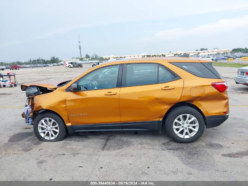 2018 Chevrolet Equinox Ls VIN: 2GNAXHEV7J6109347 Lot: 39440634