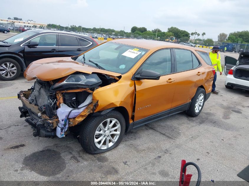 2018 Chevrolet Equinox Ls VIN: 2GNAXHEV7J6109347 Lot: 39440634