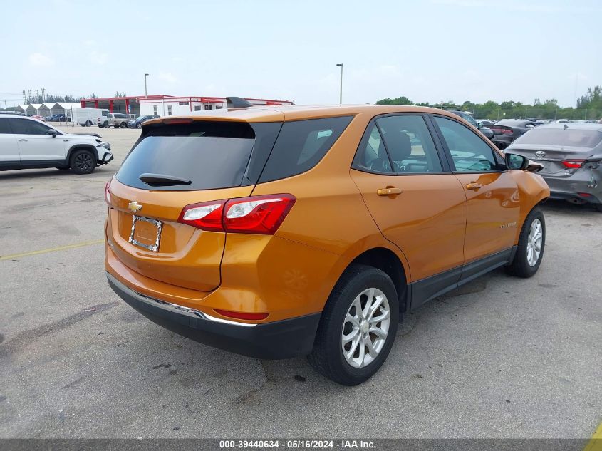 2018 Chevrolet Equinox Ls VIN: 2GNAXHEV7J6109347 Lot: 39440634