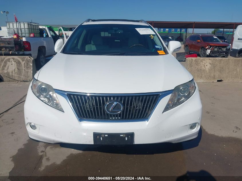 2010 Lexus Rx 350 VIN: 2T2ZK1BA8AC019590 Lot: 39440651