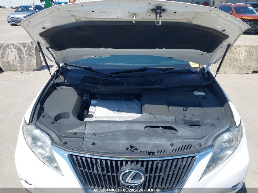 2010 Lexus Rx 350 VIN: 2T2ZK1BA8AC019590 Lot: 39440651