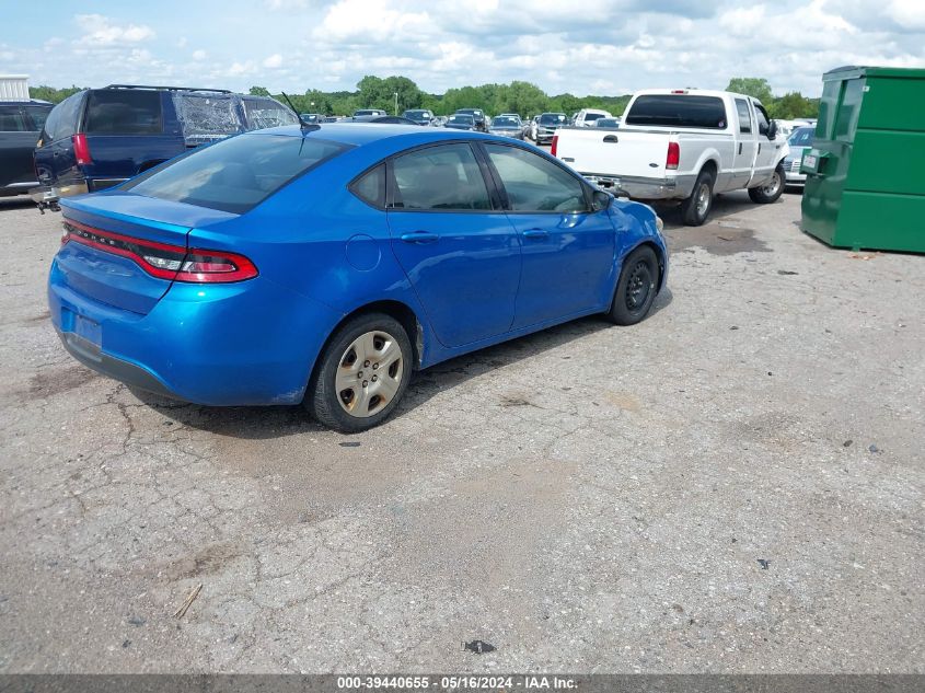 2015 Dodge Dart Se VIN: 1C3CDFAA5FD224754 Lot: 39440655