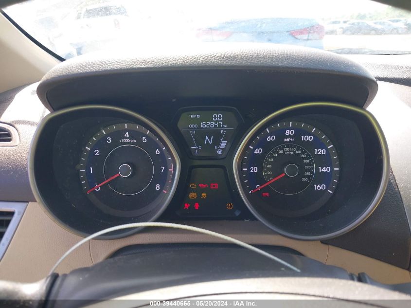 2013 Hyundai Elantra Gls/Limited VIN: 5NPDH4AE0DH236362 Lot: 39440665