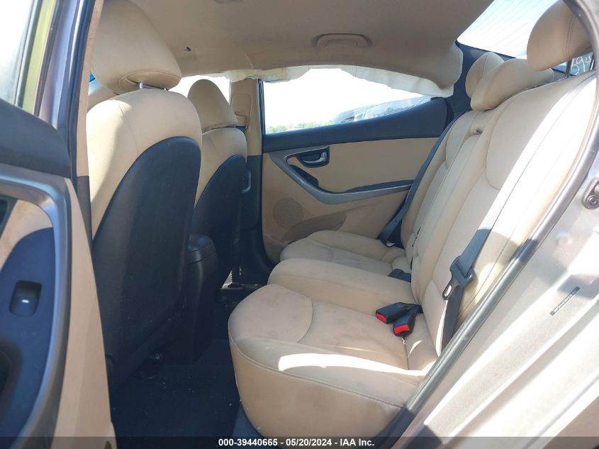 2013 Hyundai Elantra Gls/Limited VIN: 5NPDH4AE0DH236362 Lot: 39440665