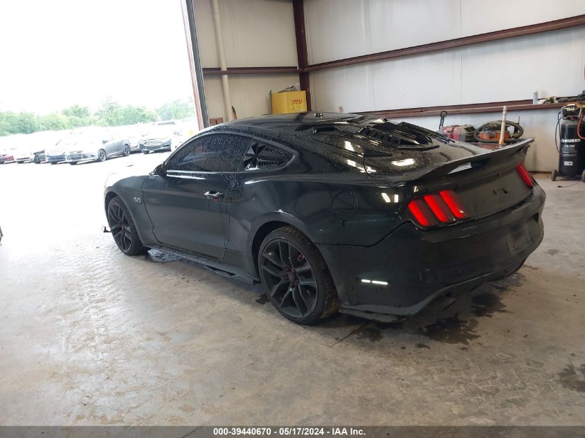 2016 Ford Mustang Gt Premium VIN: 1FA6P8CF9G5250795 Lot: 39440670