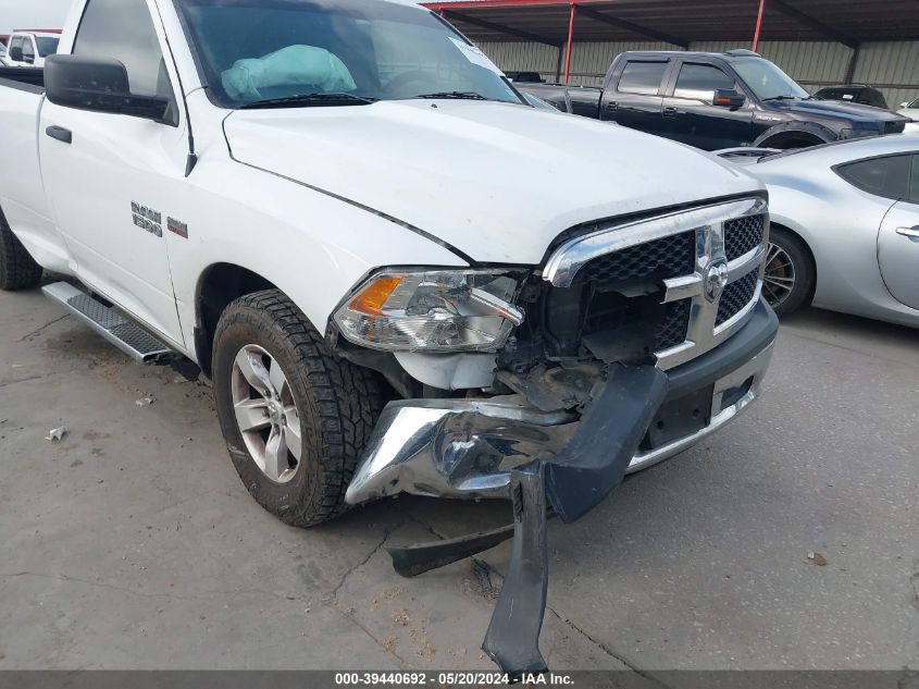 2018 Ram 1500 Tradesman Regular Cab 4X2 8' Box VIN: 3C6JR6DT0JG195135 Lot: 39440692