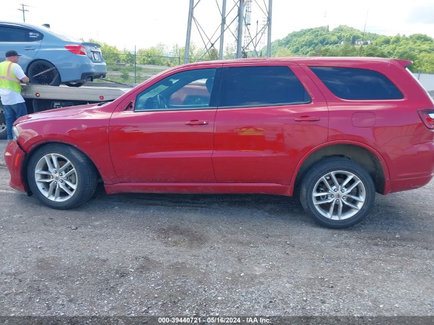 2022 Dodge Durango Gt Plus Awd VIN: 1C4RDJDG5NC105776 Lot: 39440721