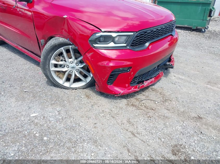 2022 Dodge Durango Gt Plus Awd VIN: 1C4RDJDG5NC105776 Lot: 39440721