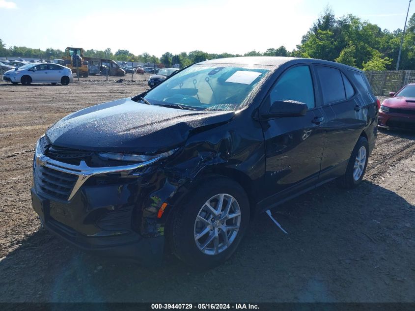 2022 Chevrolet Equinox Ls VIN: 2GNAXSEV3N6153946 Lot: 39440729