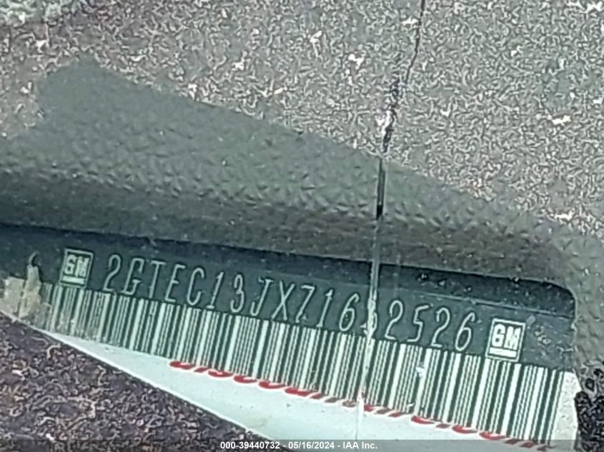 2007 GMC Sierra 1500 Slt VIN: 2GTEC13JX71632526 Lot: 39440732