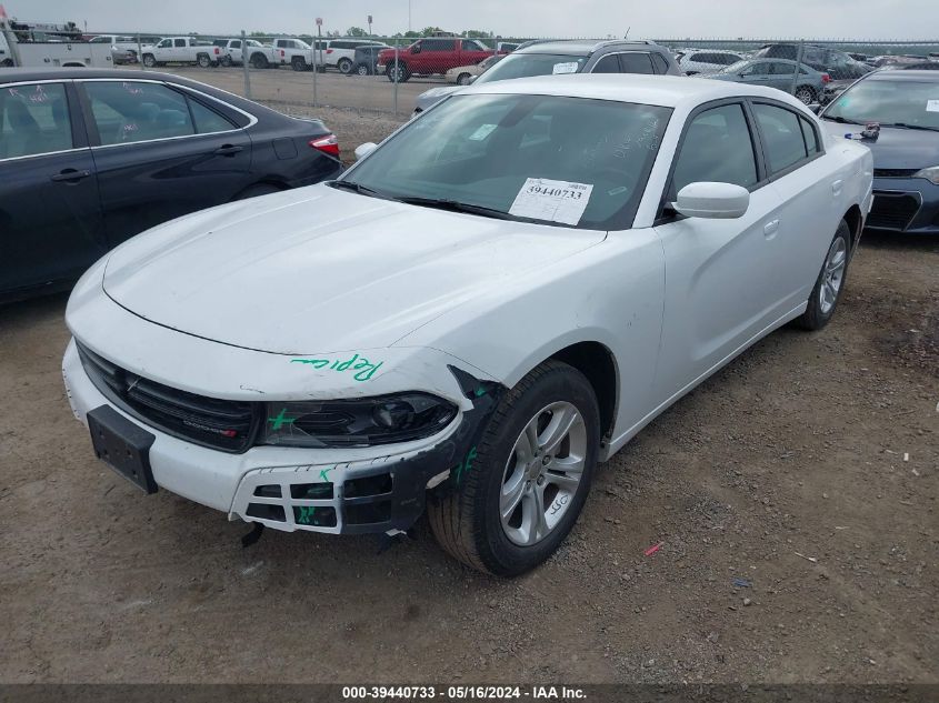 2022 Dodge Charger Sxt Rwd VIN: 2C3CDXBG0NH165851 Lot: 39440733