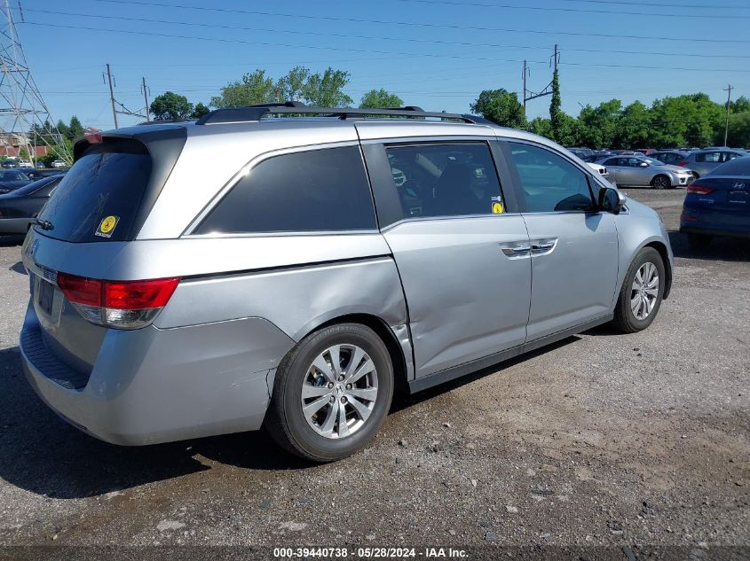 2017 Honda Odyssey Ex-L VIN: 5FNRL5H62HB008120 Lot: 39440738