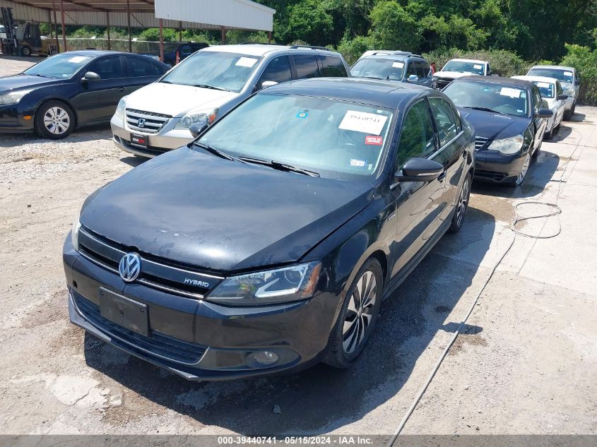 2013 Volkswagen Jetta Hybrid Sel Premium VIN: 3VW637AJ7DM219961 Lot: 39440741