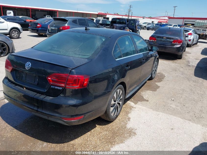 2013 Volkswagen Jetta Hybrid Sel Premium VIN: 3VW637AJ7DM219961 Lot: 39440741