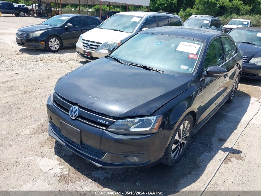 2013 Volkswagen Jetta Hybrid Sel Premium VIN: 3VW637AJ7DM219961 Lot: 39440741