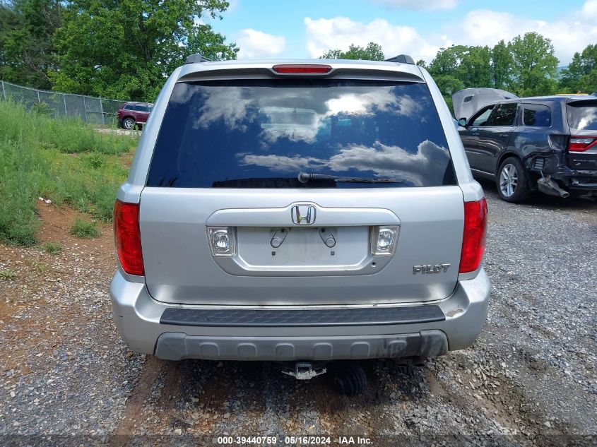 2004 Honda Pilot Ex-L VIN: 2HKYF18564H560573 Lot: 39440759