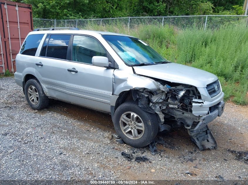 2004 Honda Pilot Ex-L VIN: 2HKYF18564H560573 Lot: 39440759