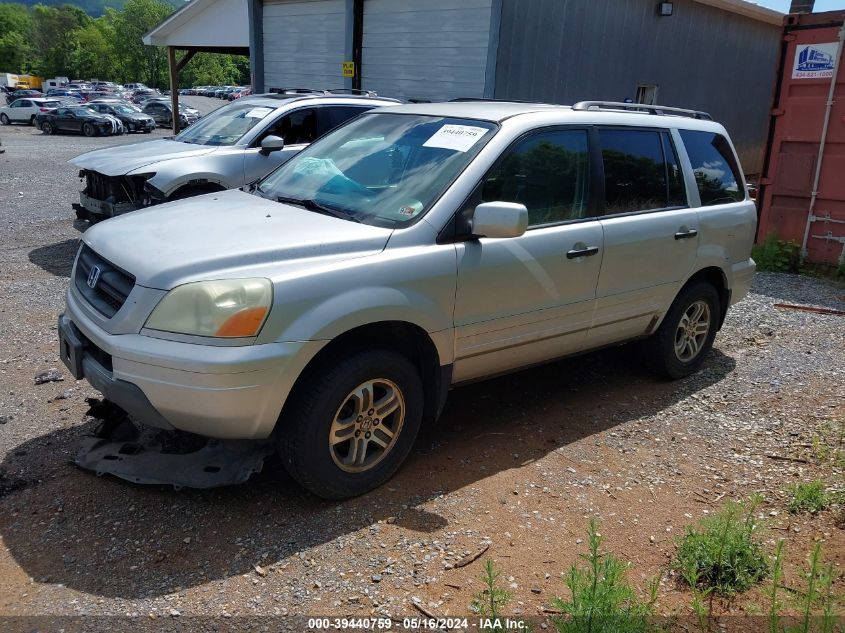 2004 Honda Pilot Ex-L VIN: 2HKYF18564H560573 Lot: 39440759