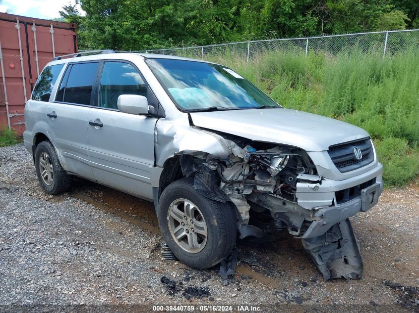 2004 Honda Pilot Ex-L VIN: 2HKYF18564H560573 Lot: 39440759