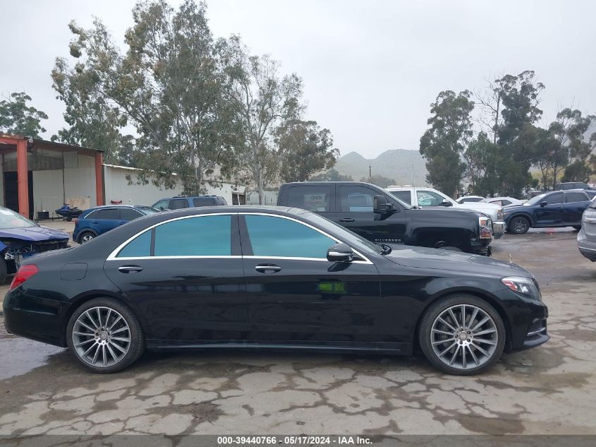 2016 Mercedes-Benz S 550 VIN: WDDUG8CB8GA228296 Lot: 39440766