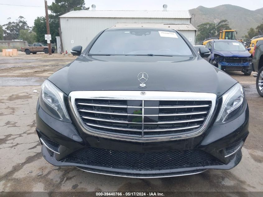 2016 Mercedes-Benz S 550 VIN: WDDUG8CB8GA228296 Lot: 39440766