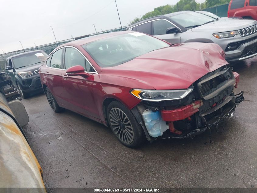 2017 FORD FUSION SE - 3FA6P0T9XHR101242