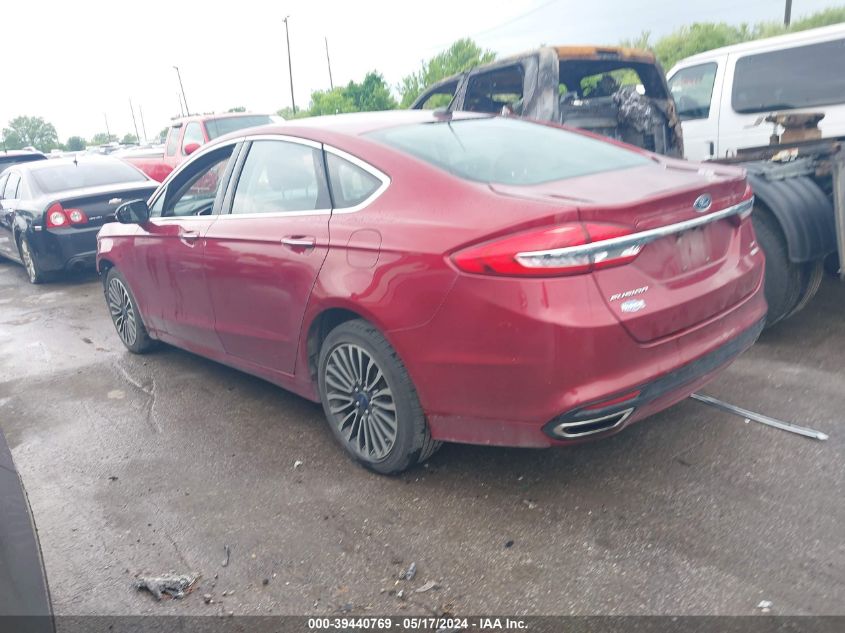 2017 Ford Fusion Se VIN: 3FA6P0T9XHR101242 Lot: 39440769