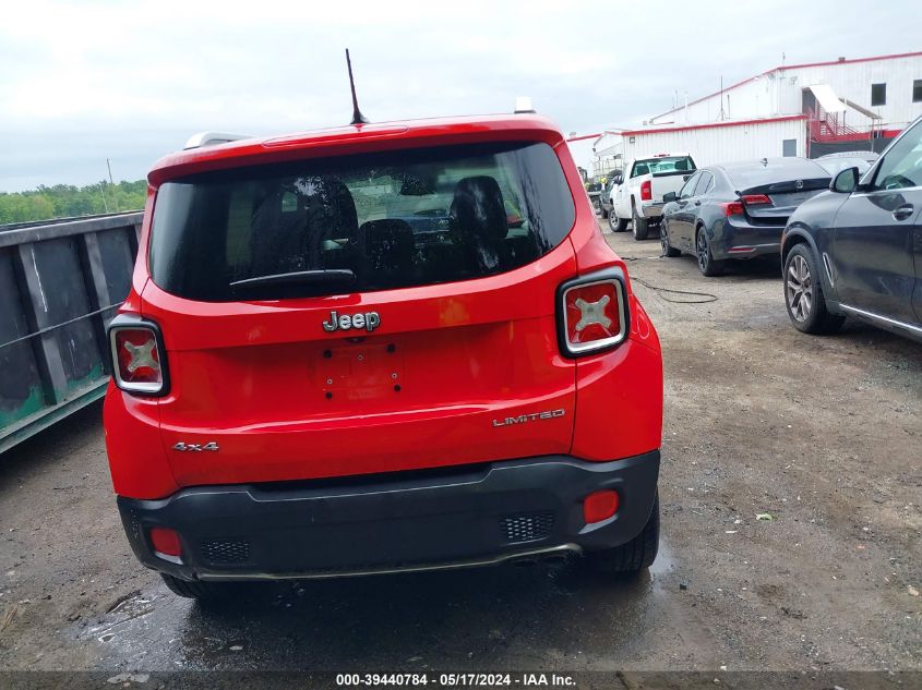 2015 Jeep Renegade Limited VIN: ZACCJBDT0FPB75606 Lot: 39440784