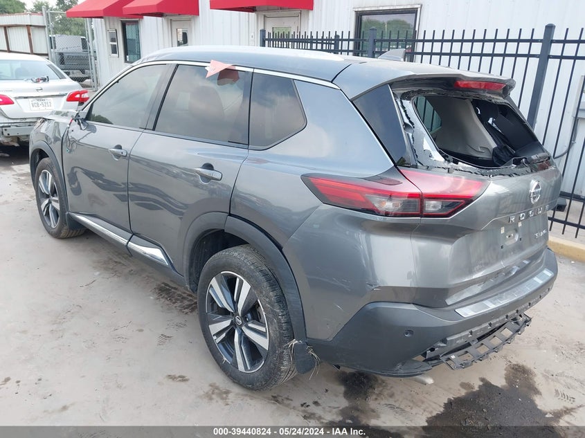 VIN 5N1AT3CB0MC795870 2021 NISSAN ROGUE SL