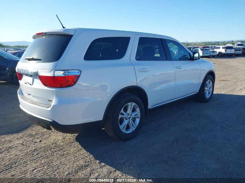 2013 Dodge Durango Sxt VIN: 1C4RDJAG1DC676569 Lot: 39440835