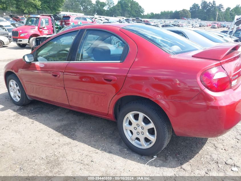 2005 Dodge Neon Sxt VIN: 1B3ES56C65D194565 Lot: 39440859