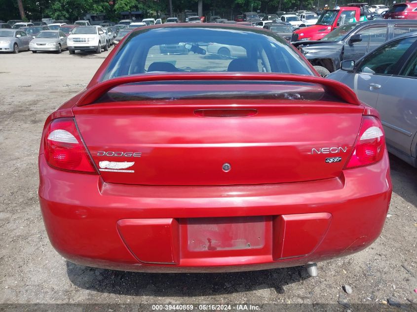 2005 Dodge Neon Sxt VIN: 1B3ES56C65D194565 Lot: 39440859