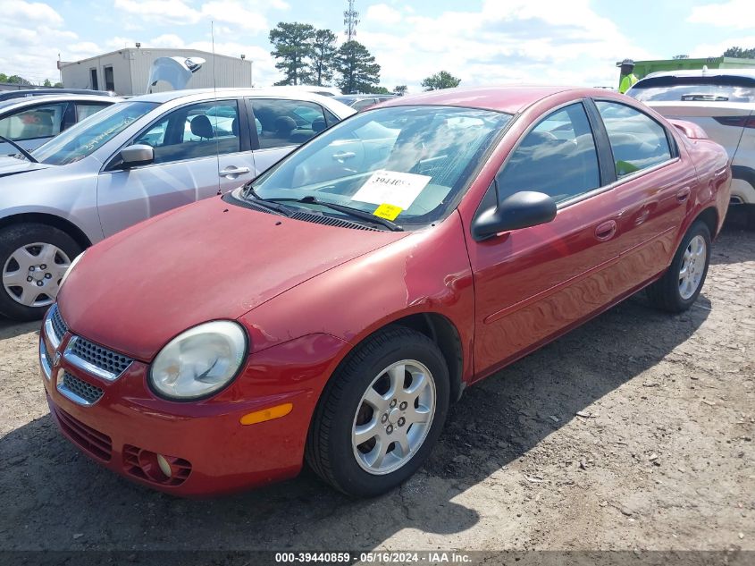 2005 Dodge Neon Sxt VIN: 1B3ES56C65D194565 Lot: 39440859