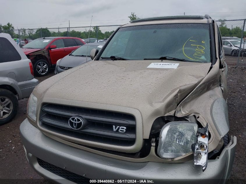 2003 Toyota Sequoia Sr5 V8 VIN: 5TDBT44A63S154000 Lot: 39440862