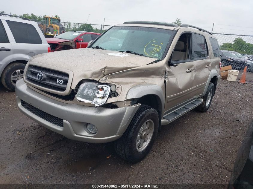 2003 Toyota Sequoia Sr5 V8 VIN: 5TDBT44A63S154000 Lot: 39440862