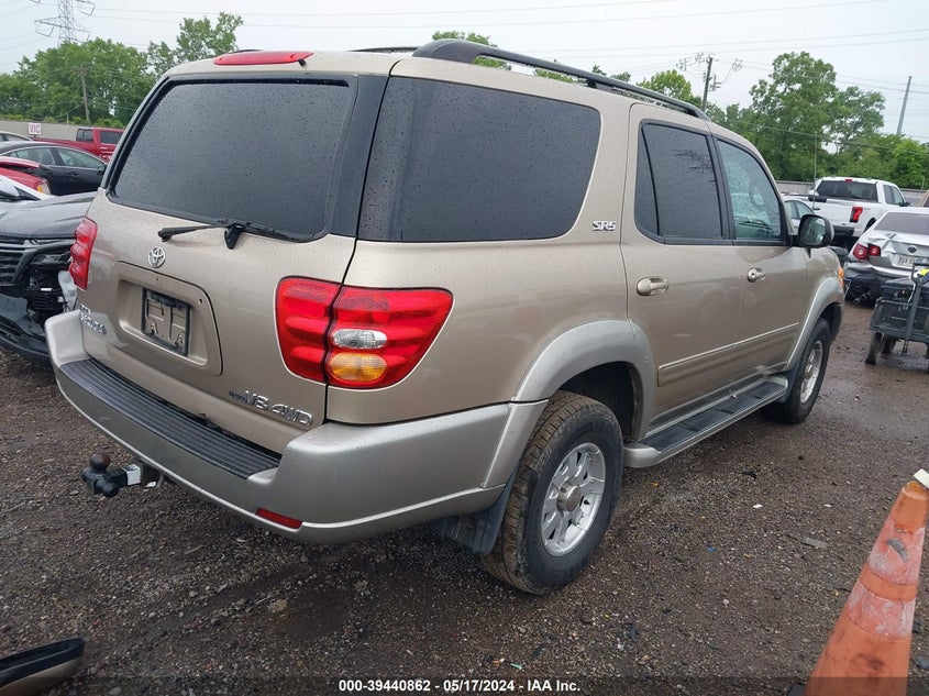 2003 Toyota Sequoia Sr5 V8 VIN: 5TDBT44A63S154000 Lot: 39440862