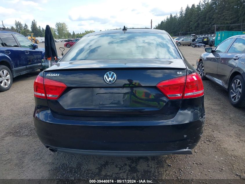 2012 Volkswagen Passat 2.5L Se VIN: 1VWBP7A35CC025966 Lot: 39440874